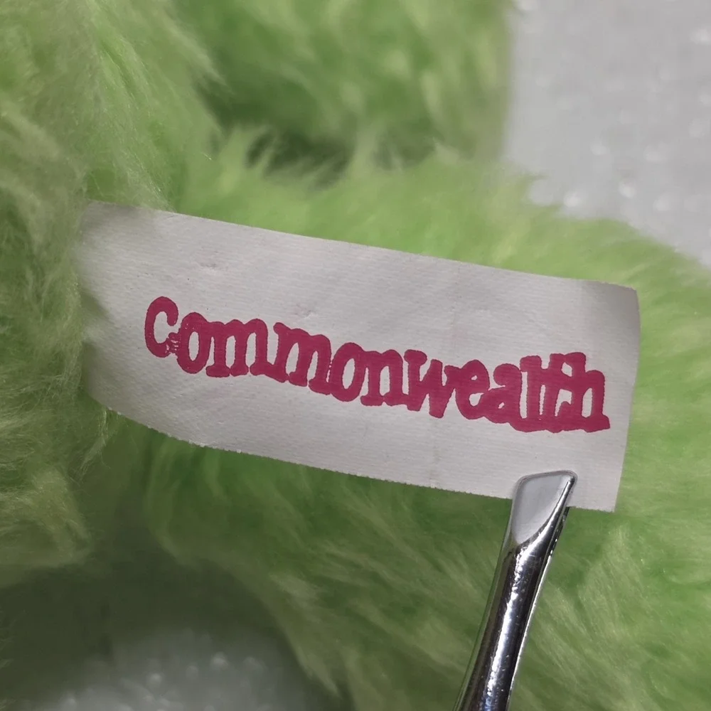 Vintage Commonwealth Green Lamb Sheep Pink Ears & Ribbon 9